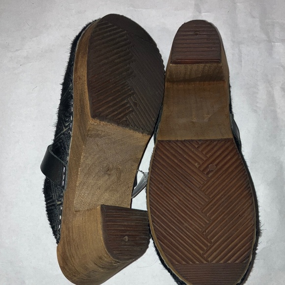 Sanita black calf hair clog - Picture 4 of 5